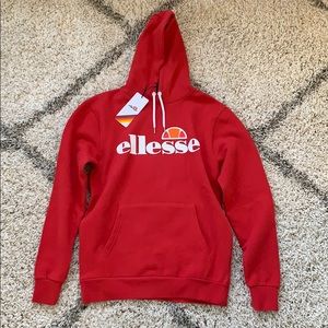 red ellesse hoodie